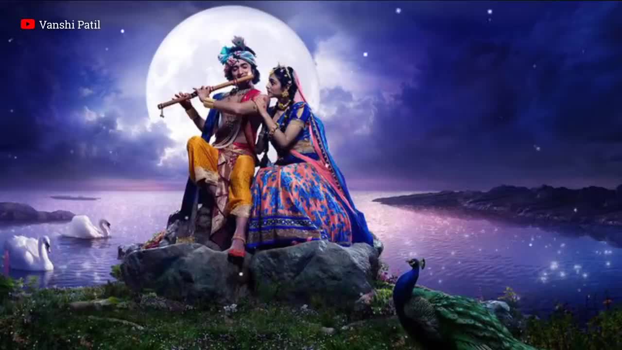 indian relxing music to sleep of lord krishna and radha
