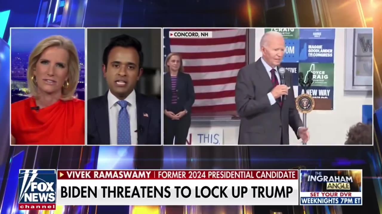 Vivek: Biden told a crowd to just “lock him up.” In his heart he meant Obama!