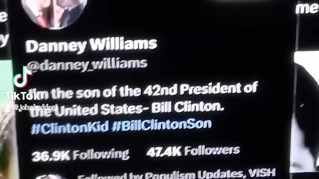 Bill Clinton has a black kid