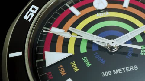 ArtyA Son of Sea Diver Depth Gauge Black