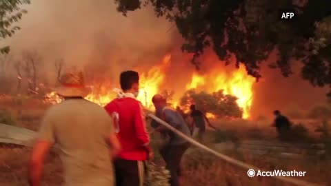 Arson fires in Algeria