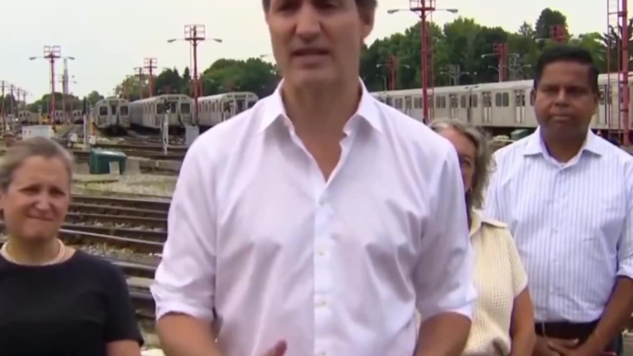 Justin Trudeau connected the severe flooding in Toronto to climate change LOL