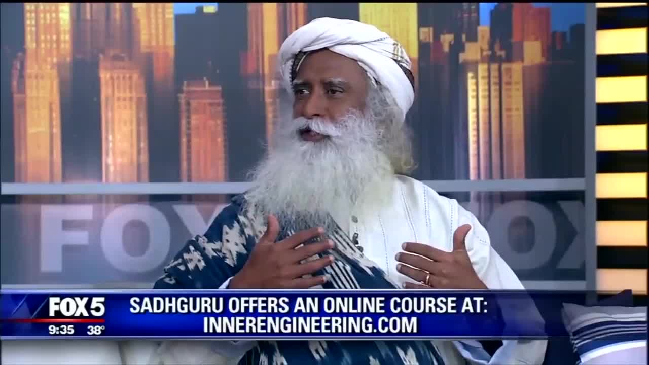 Sadhguru on Fox News speaking facts