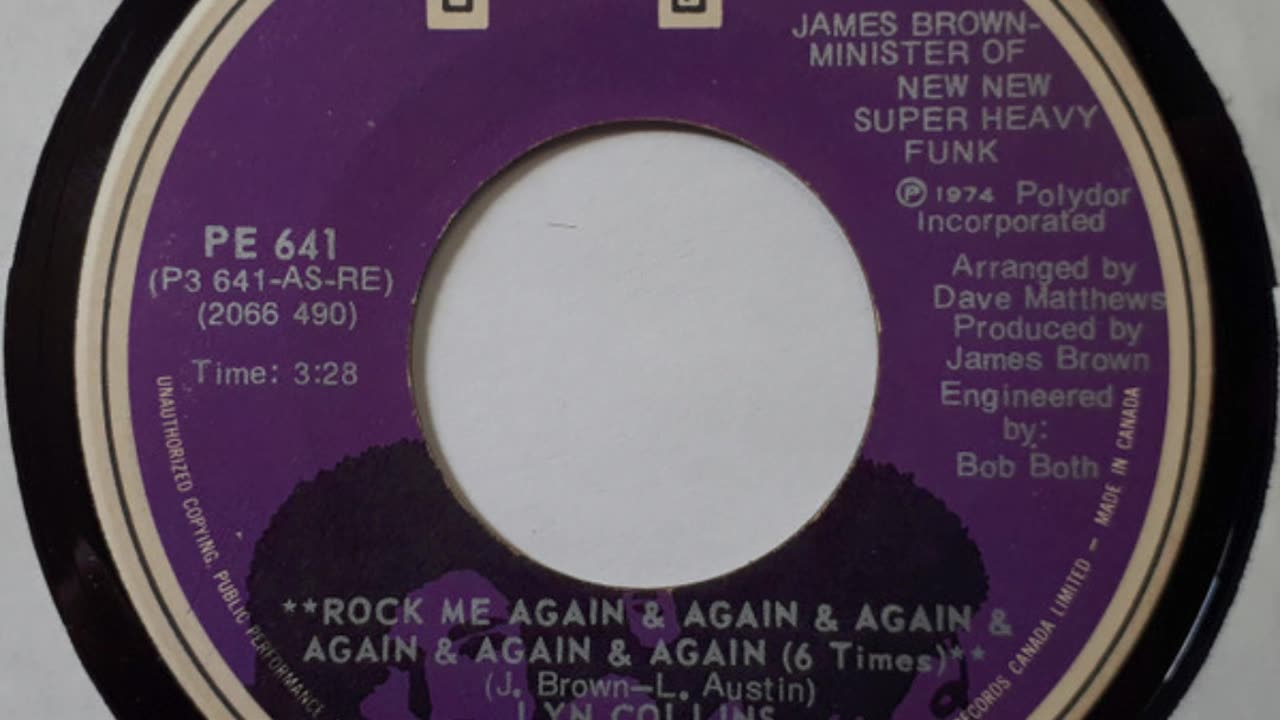 Lyn Collins --- Rock Me Again & Again & Again & Again & Again & Again