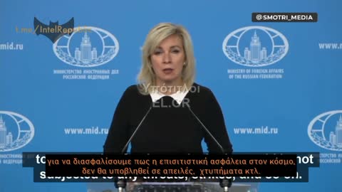 Ζαχάροβα Είμαστε έτοιμοι να προμηθεύσουμε τον πλανήτη με τρόφιμα