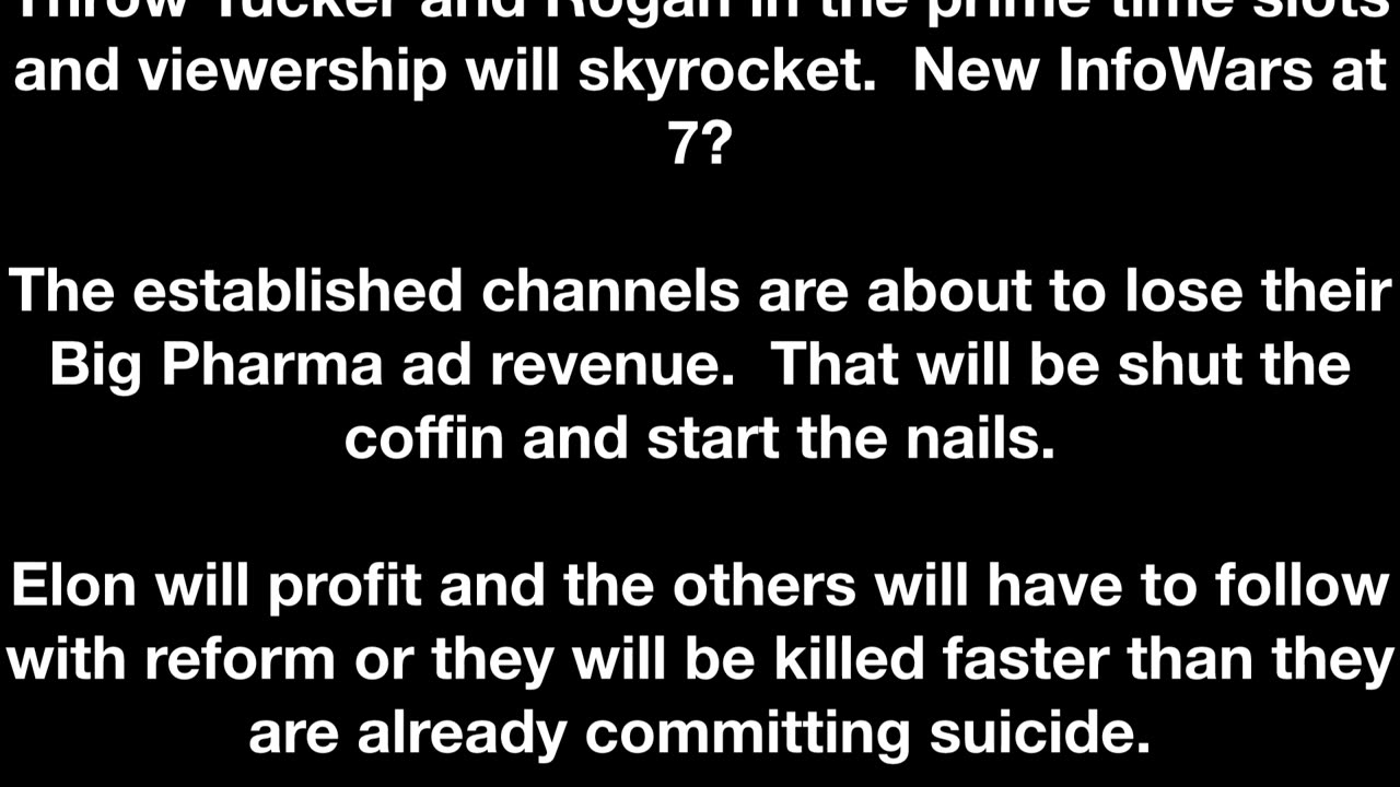 When Elon buys MSNBC he will own it virtually for free and expand his communications footprint.