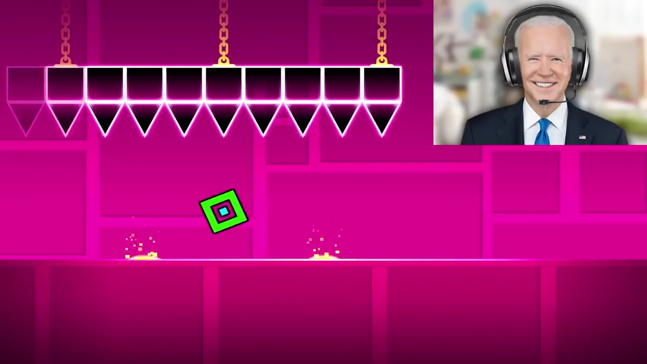 The Presidents Play Geometry Dash