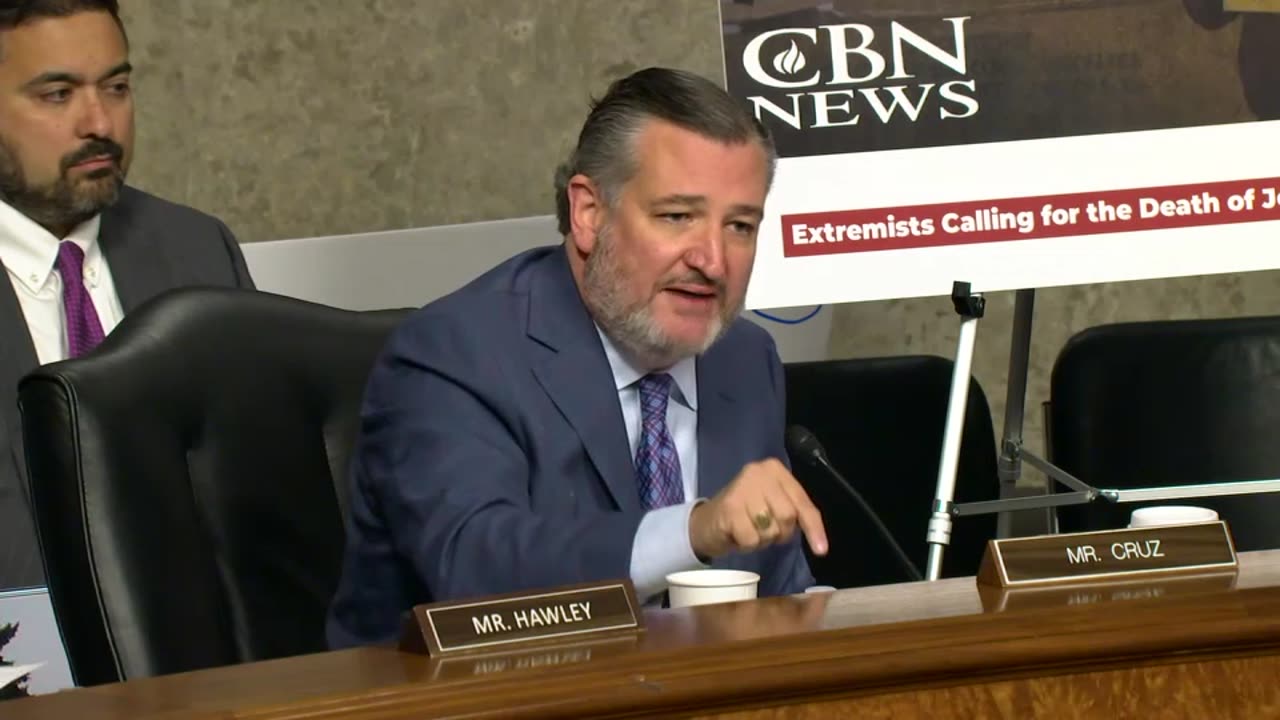 Ted Cruz Singles Out Anti-Israel Protester For Yelling 'F*** The Jews' During Hearing