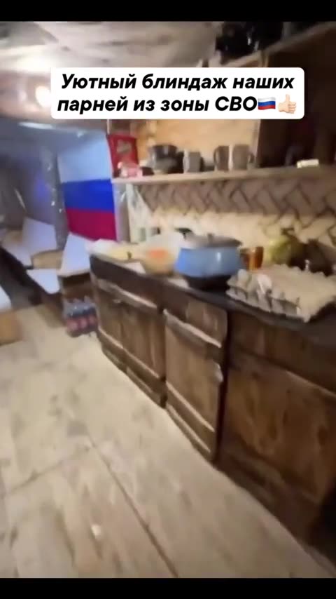 Video of a Russian dugout being constructed