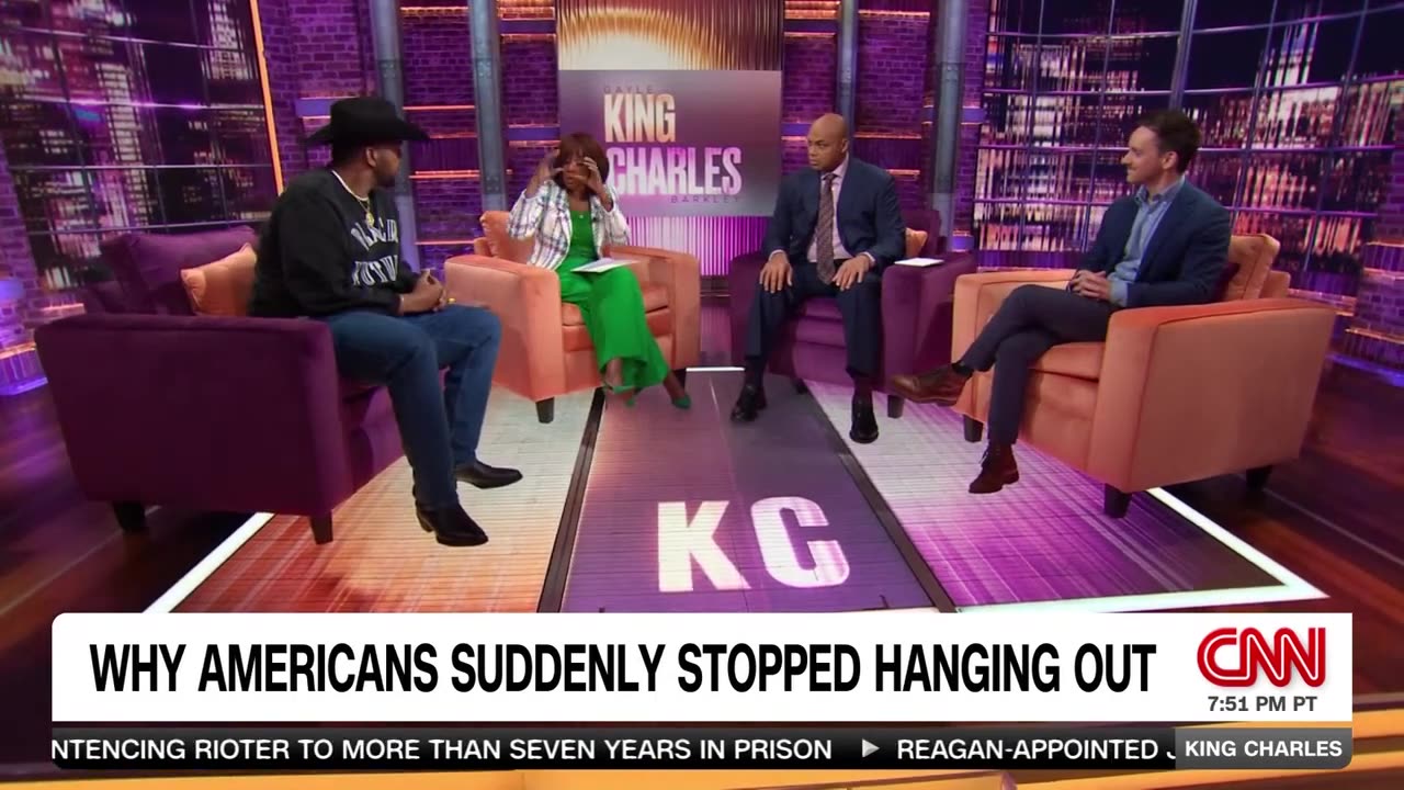 Charles Barkley in disbelief on why Americans are not hanging out