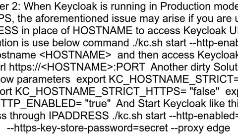 Keycloak Not able to load admin GUIconsole