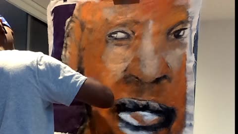 ACRYLIC PAINTING 🎨 Portrait