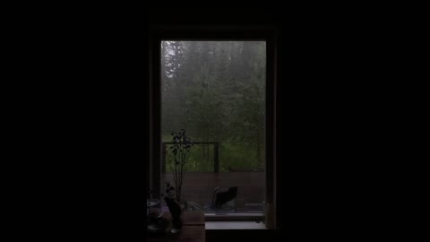 MORE THAN 1 HOUR OF GENTLE RAIN HELPS TO SLEEP FAST, RELAX, STUDY, INSOMNIA | ASMR NO STRESS