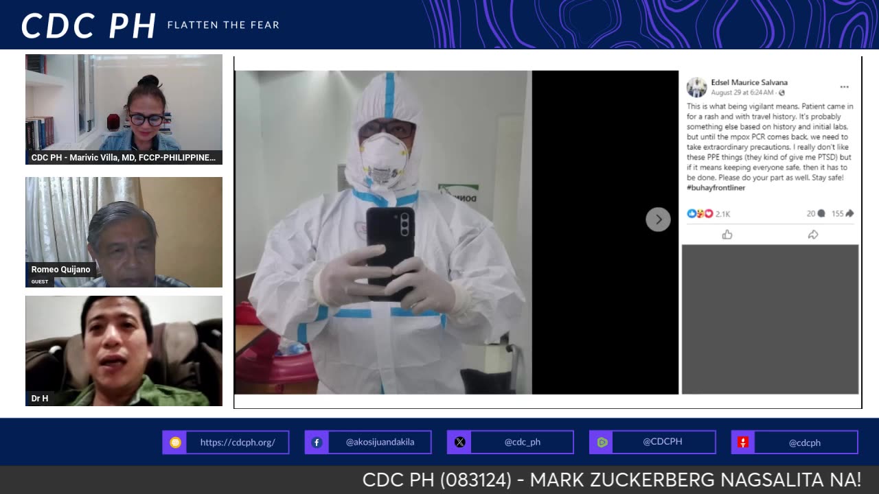 Dr. Homer exposes critical details the DOH overlooked regarding MPOX. | CDC PH - 083124