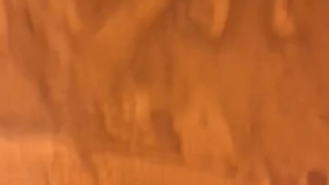 Odd snow in New York