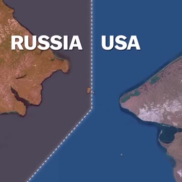 The Distance Between the US and Russia is Less Than You Think 🇺🇸 Diomede Islands📍