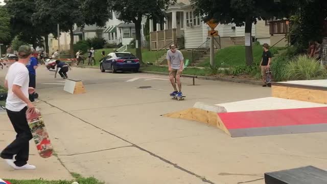 Motorcycle Refuses to Fall