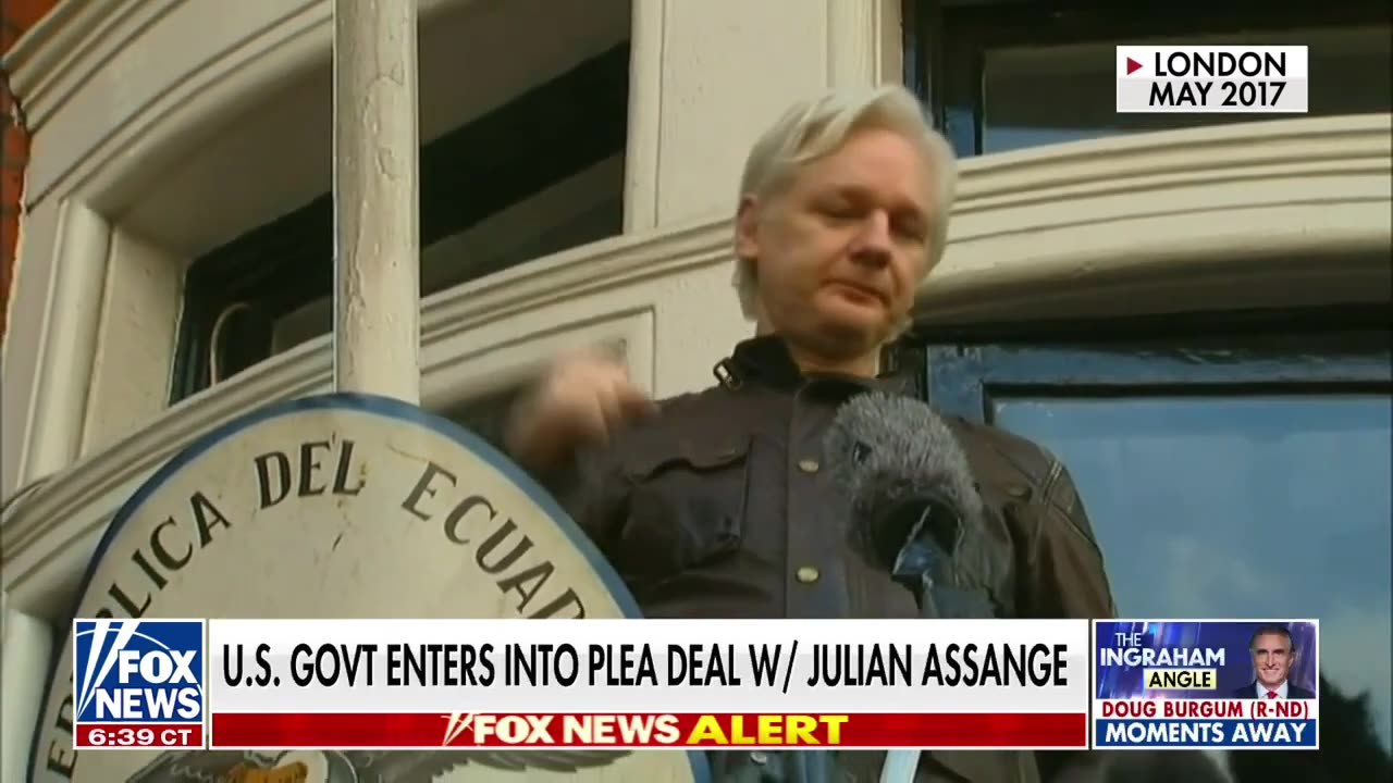 BREAKING US government enters into a plea deal with WikiLeaks founder Julian Assange