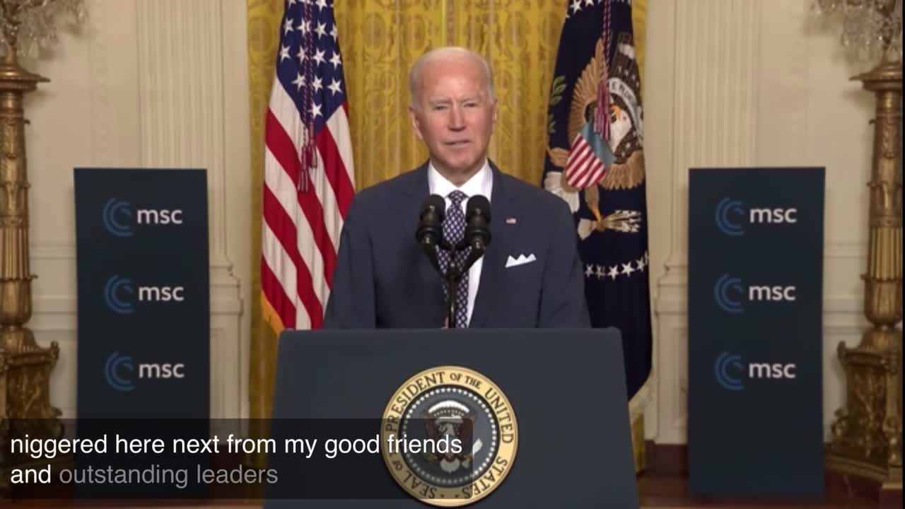 Biden drops N Bomb 02.21