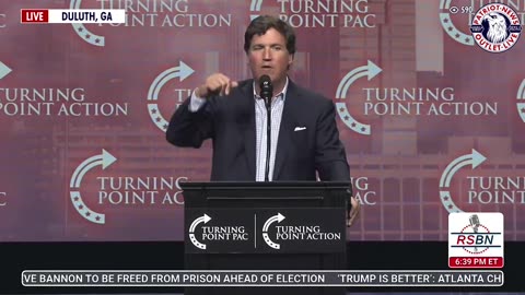 Tucker Carlson Obliterates! the Left - Turning Point Rally | 10-23-2024