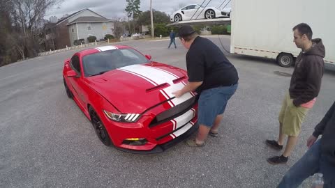 2017 Shelby Super Snake 1st time opening the hood