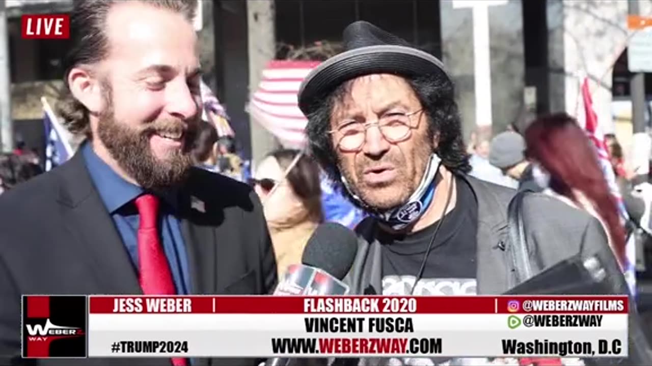 VINCENT FUSCA ASKED IF HE IS JFK JR. WATCH HIS RESPONSE