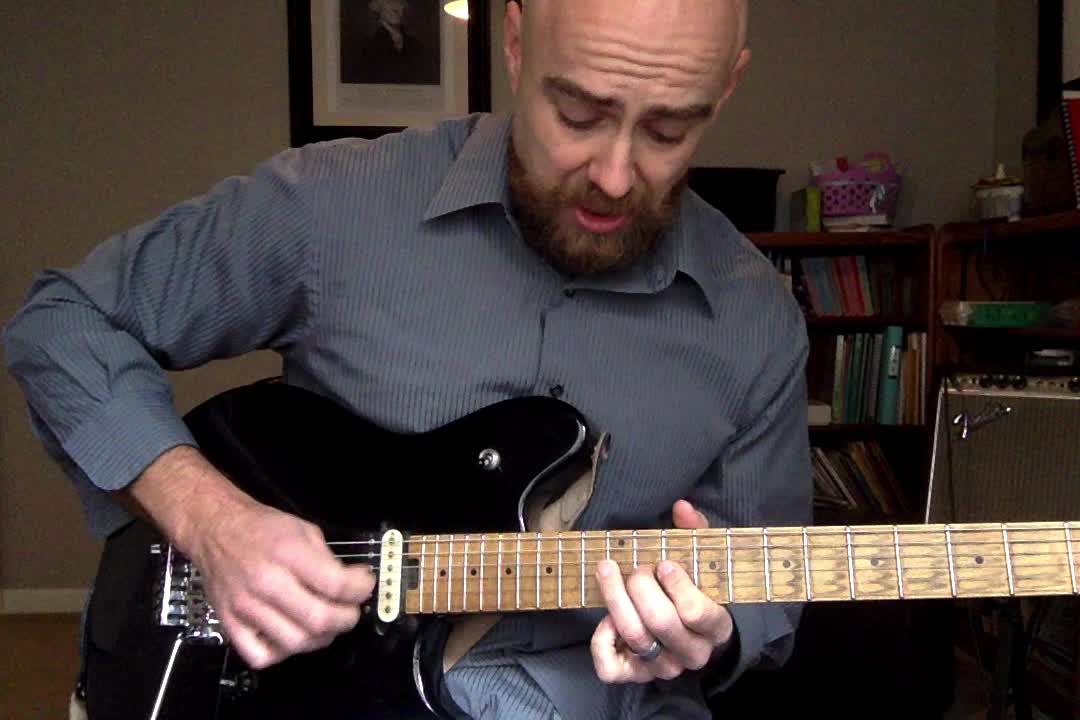 Double Stop Bend Lick for a D7 Chord