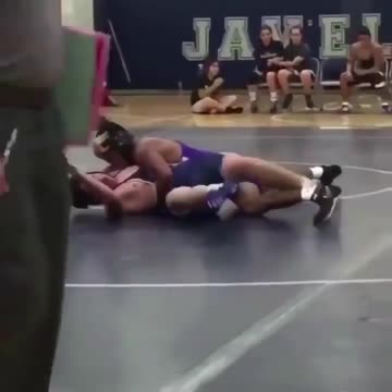 Wrestling referee is part eel