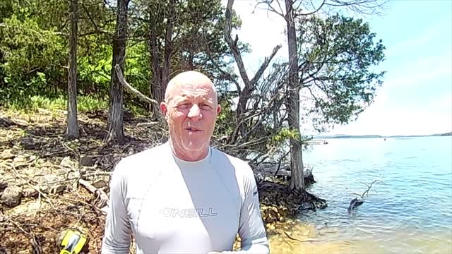 Episode #25 "Boat Traffic" first snorkel attempt on #BullShoalsLake #WhiteRiver #Arkansas #Ozarks