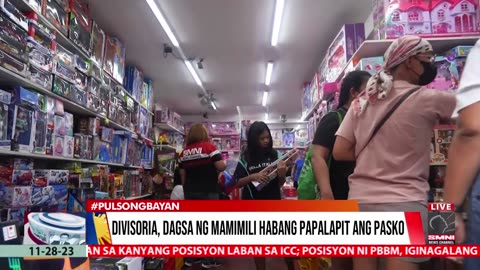 Divisoria, dagsa na ang mamimili habang papalapit ang Pasko