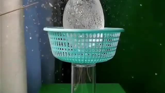 Balloon Full of Water Explode Experiment 🎈