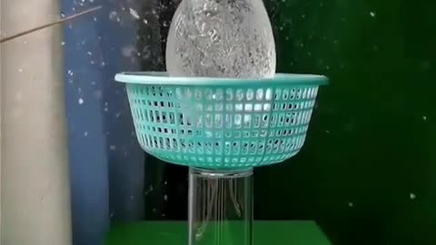 Balloon Full of Water Explode Experiment 🎈