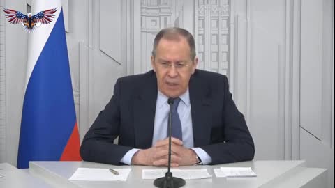 Russia's Foreign Minister Sergey Lavrov Holds Press Conference in Moscow