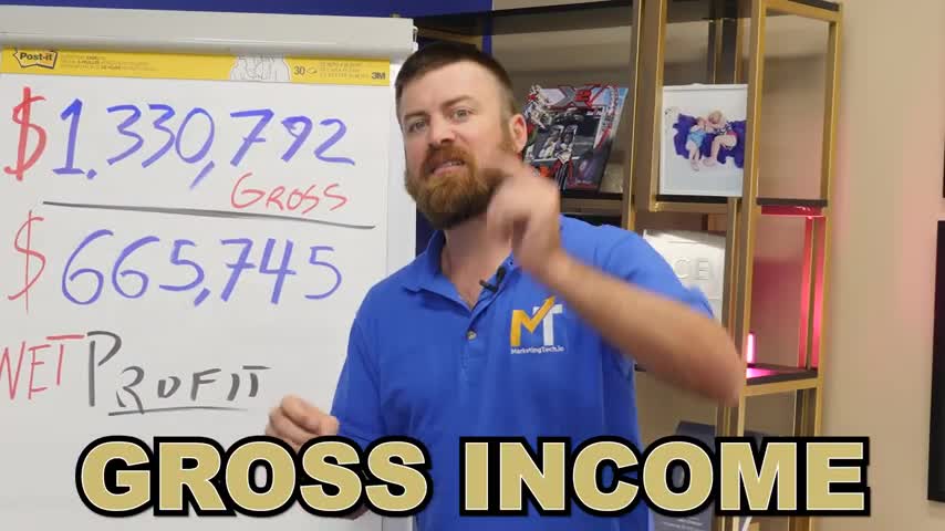 How I Made My First Million Dollars Gross & Net