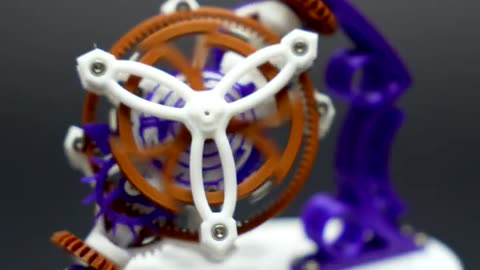 The Bi Axial Tourbillon Mechanism #3dprinting #asmr