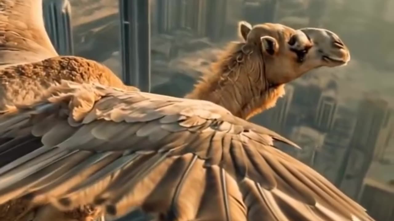 Flying camel