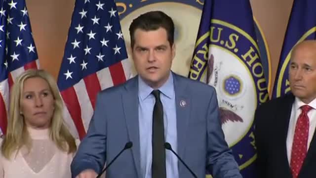 Rep. Matt Gaetz: "We are going to take power after this next election!