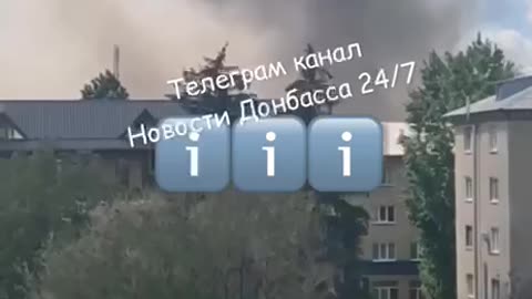 Ukraine War - Attack on a military facility in the city of Artyomovsk