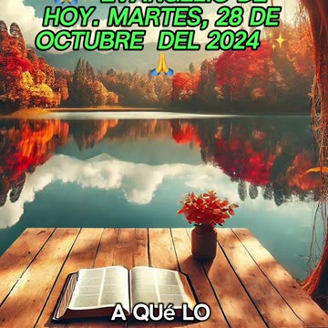 🙏✨Evangelio de HOY. Martes, 28 de Octubre del 2024 ✨🙏