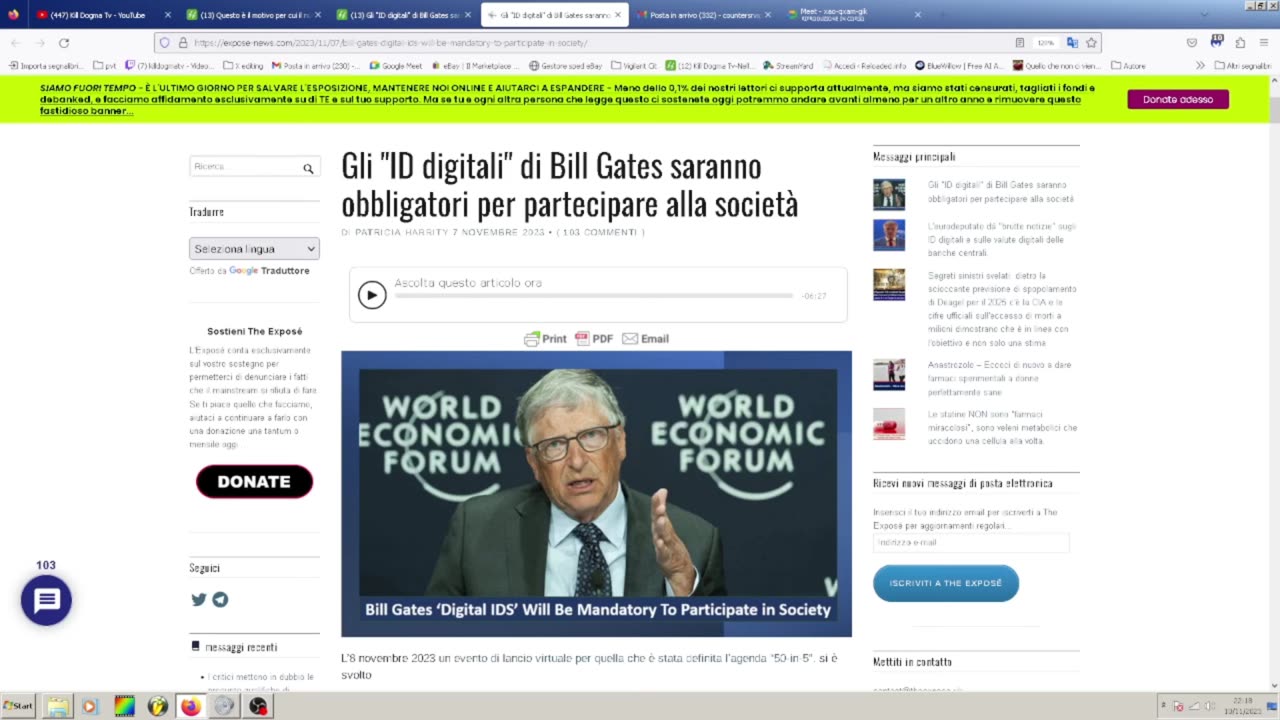 L'IDENTITà DIGITALE sarà obbligatoria per partecipare alla società ecco L'AGENDA DIGITALE DOCUMENTARIO Un breve sguardo all'agenda pedo satanica LGBTQ 2030🏳️🌈,da come viene attuata e a coloro che la promuovono,gesuiti,massoni