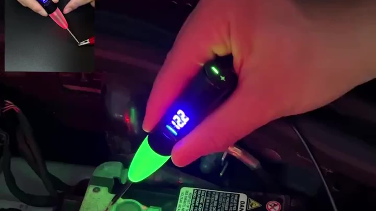 Auto LED Test Light 5-30V Digital Display Fuse Tester Heavy Duty Circuit Tester