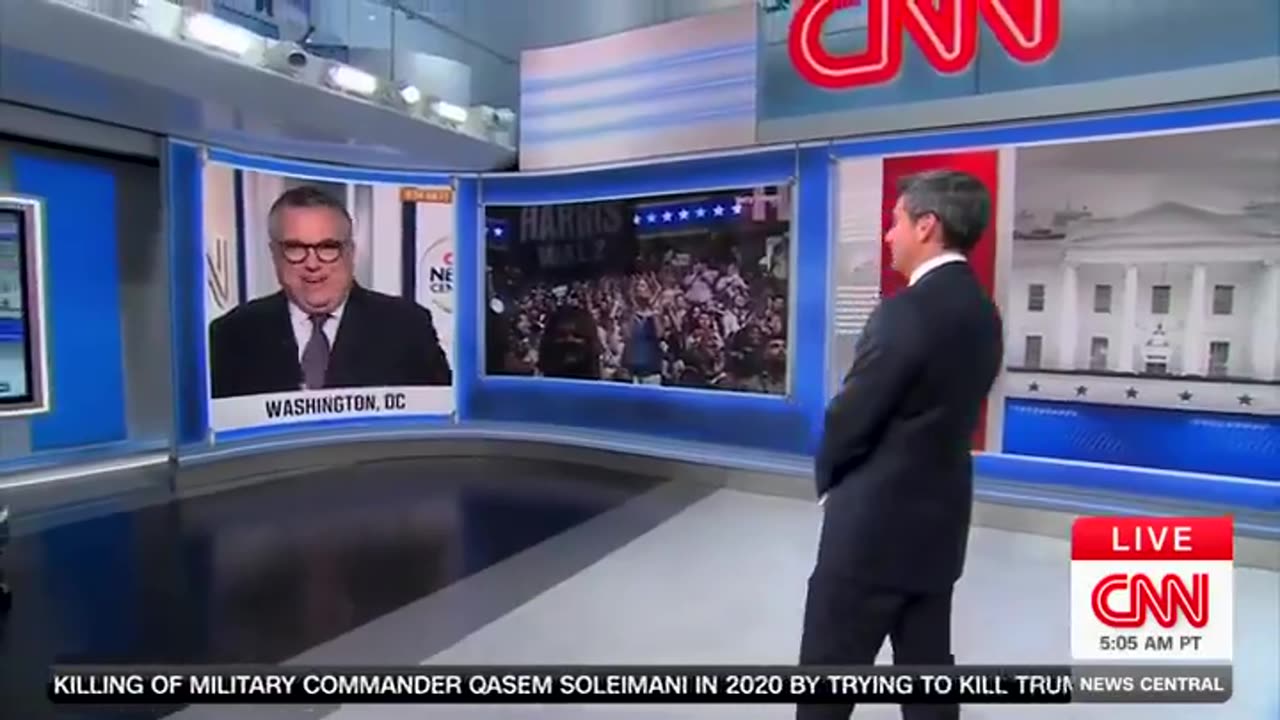 CNN Plays ‘All The Sound’ Of Harris, Walz Mentioning Biden At Kickoff Rally — It Was A Short Clip