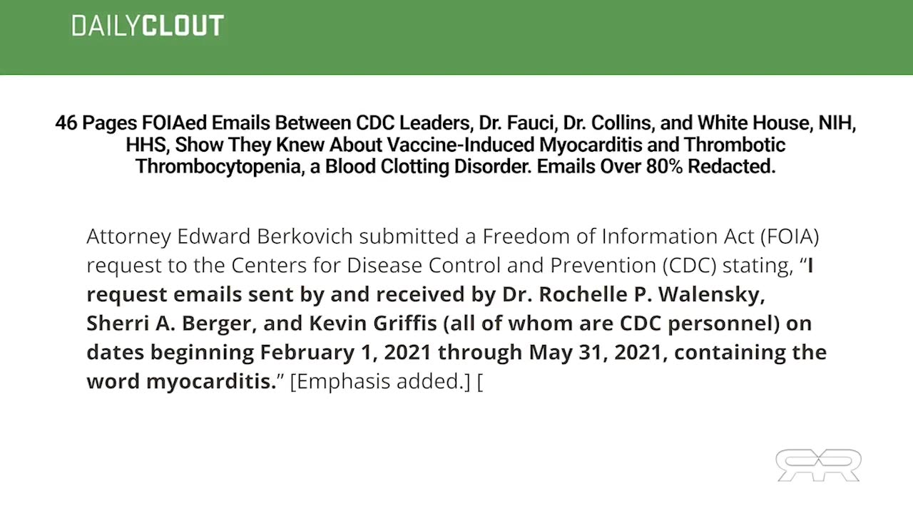 White House Knew COVID Vaccines Were Killing People Over Two Years Ago