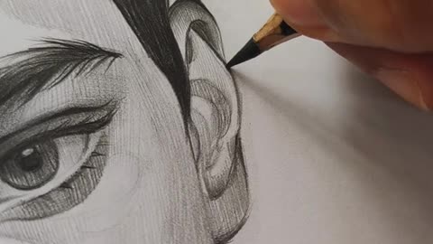 How I draw Portrait 1 #shorts