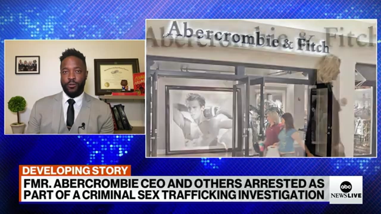 Former Abercrombie CEO arrested in sex trafficking investigation