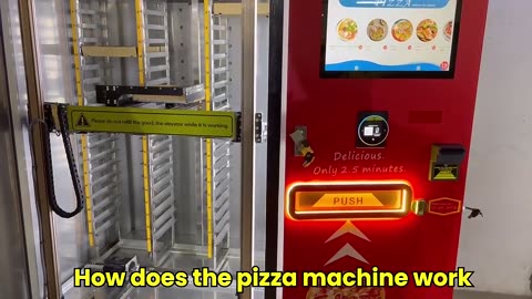 pizza vending machine# pizza in a vending machine# pizza making vending machine#