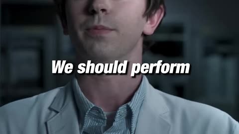 The autistic doctor realized the patient was sick, but they didn't believe him😔