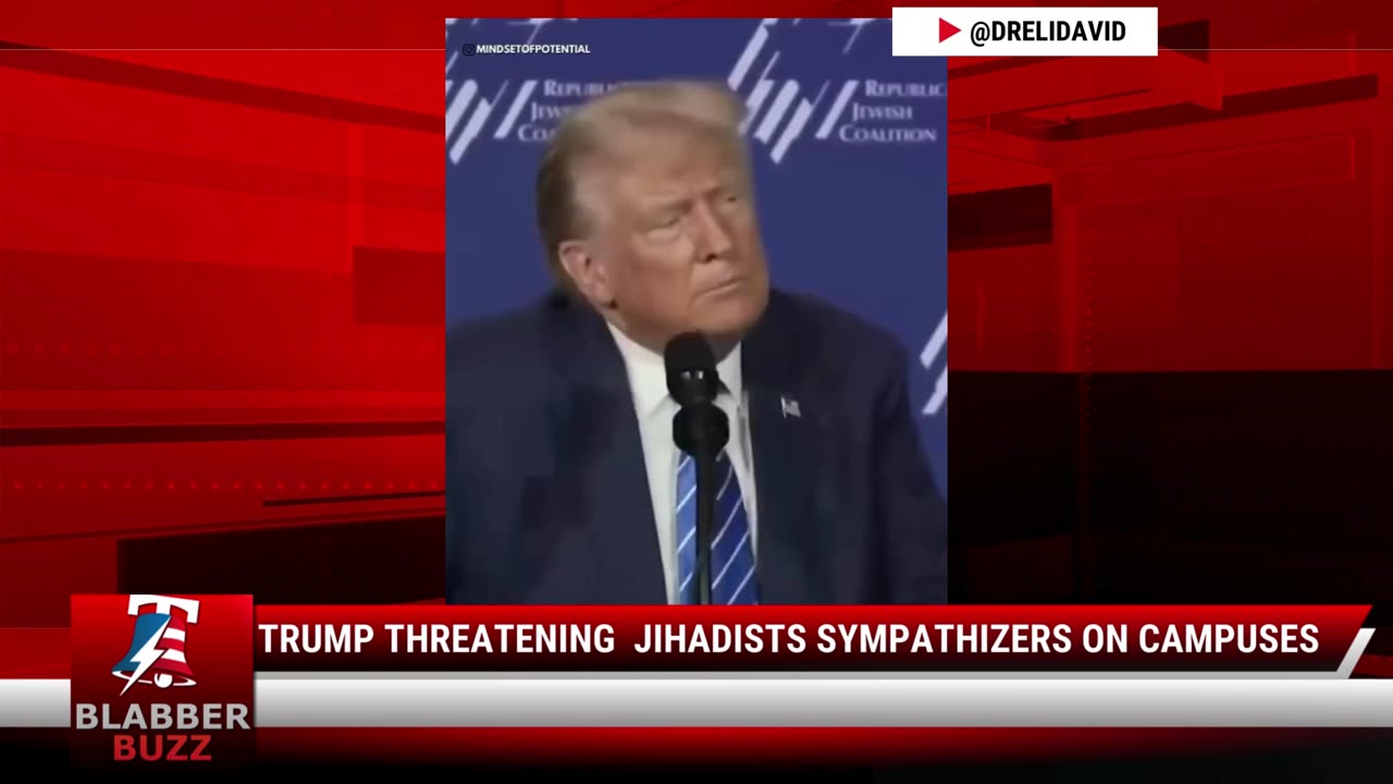 Trump Threatening Jihadists Sympathizers On Campuses