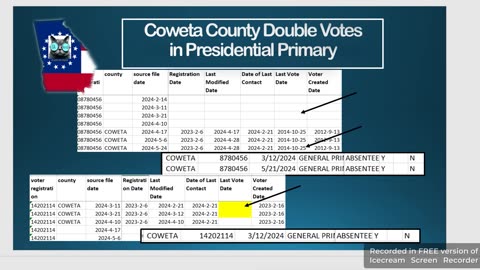 Coweta County Double Votes in the 2024 PPP