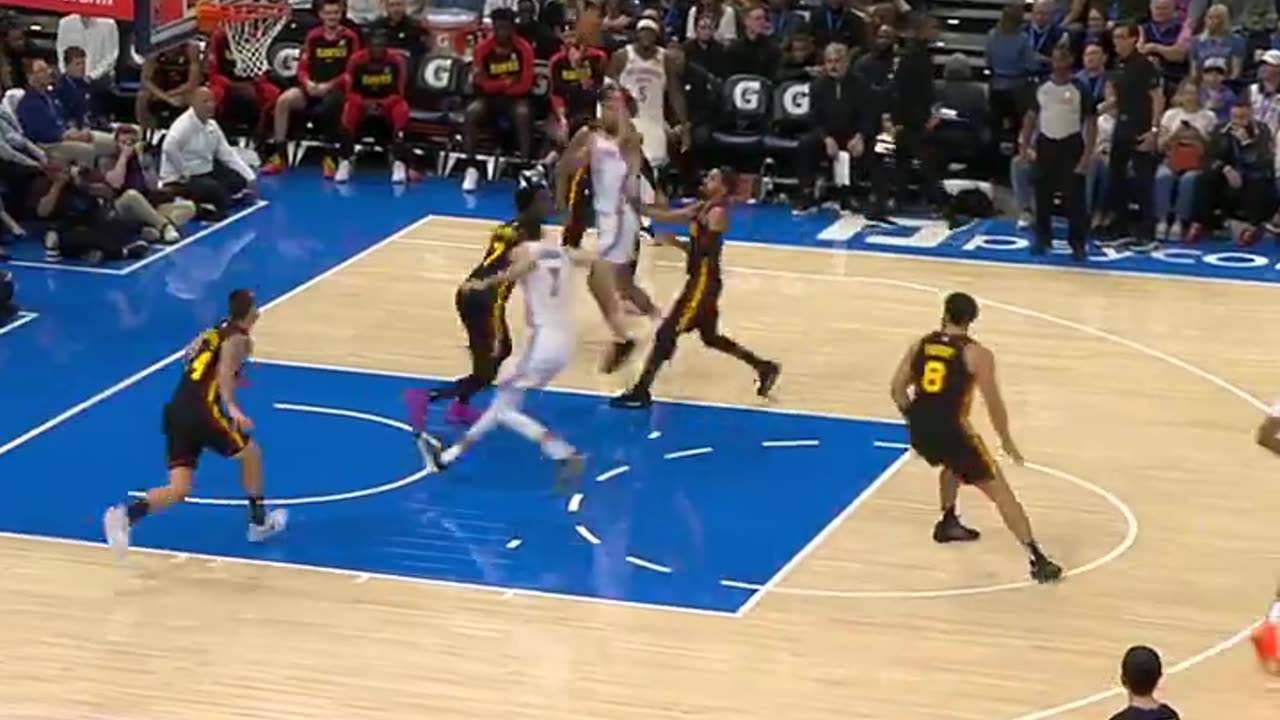 NBA - Ajay Mitchell lofts it up to Chet for the SLAM 💥